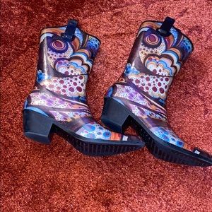 Rubber Multicolor Rain or Shine Boots!
